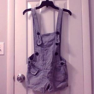 Wet Seal short overalls
